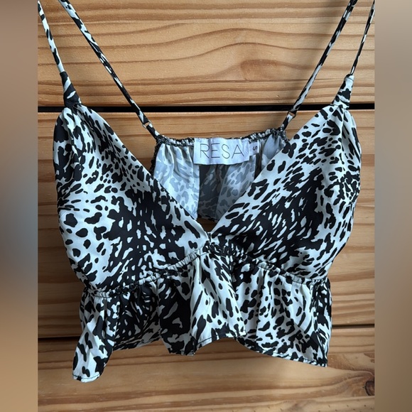 Black and White Leopard Print Skirt & Top - Picture 3 of 3